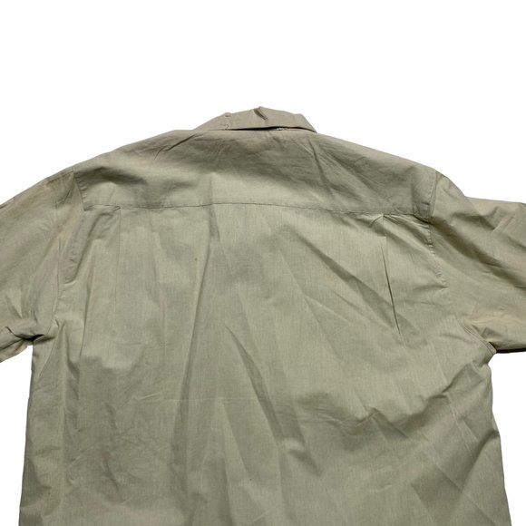 Manta Del Lago Shirt Button Front Mens Size XXG Abstract Print Short Sleeve - Picture 4 of 8